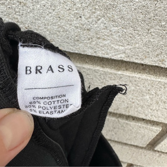 Brass Black Ponte Knit Pants - Picture 8 of 9